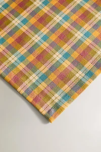 DYED THREAD TABLECLOTH