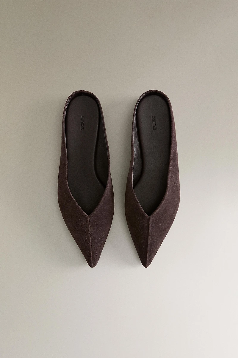 MULES BOUT CUIR