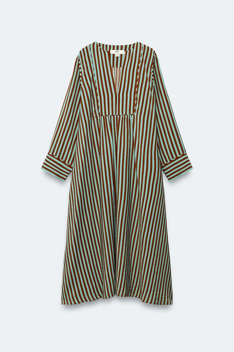 LIMITED EDITION STRIPED KAFTAN DRESS