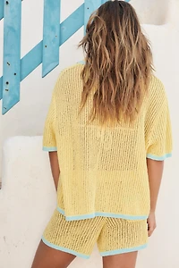COLLAR POLO CARDIGAN