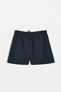 COTTON POPLIN SHORTS