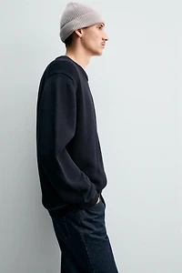 PULL REGULAR FIT EN COTON