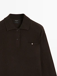 Pull 100 % cachemire avec poche