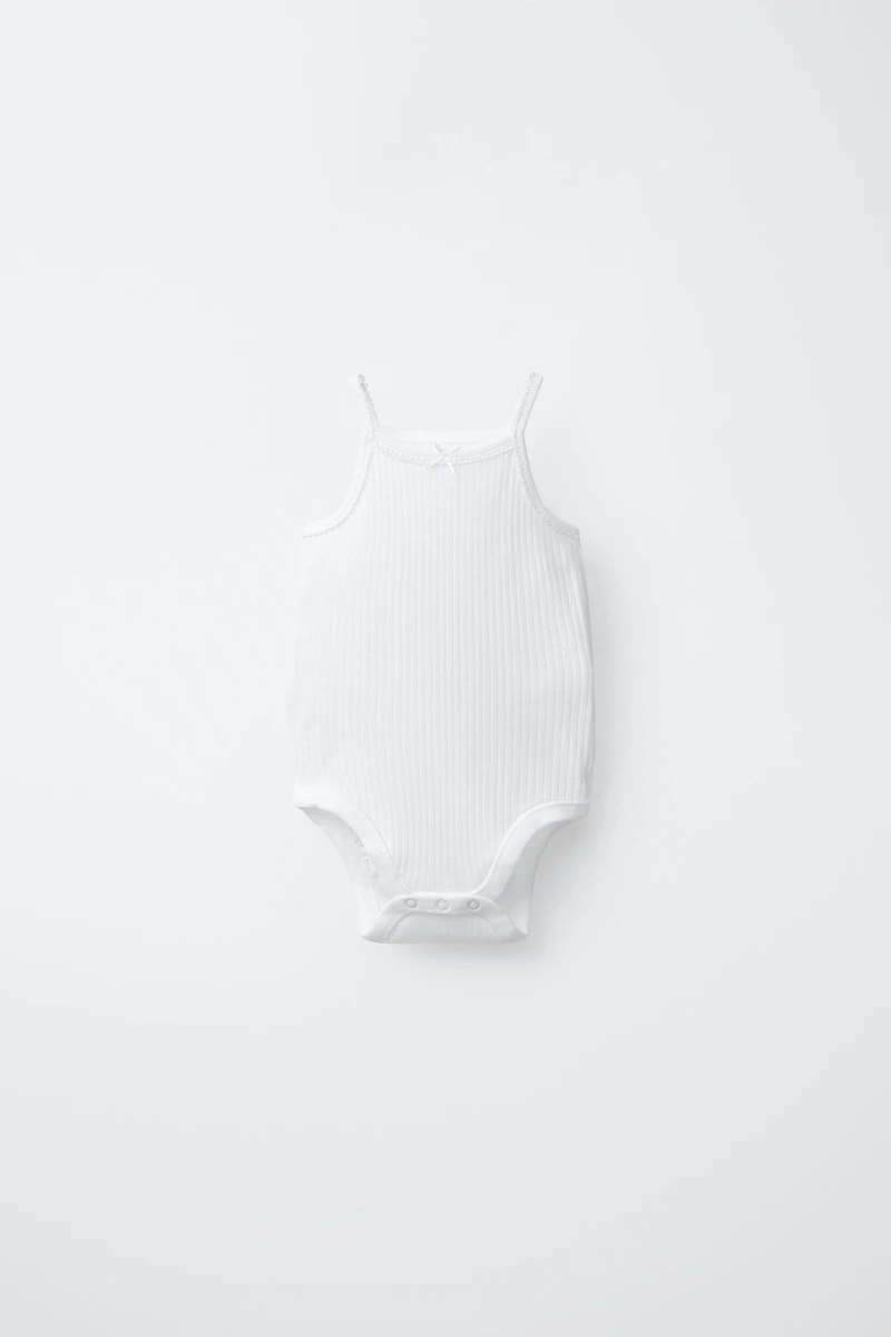 THREE-PACK OF STRAPPY BODYSUITS