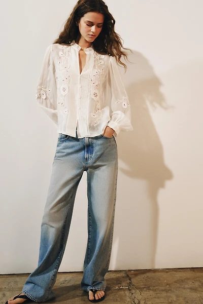 CHEMISE EN ORGANZA BRODÉE ZW COLLECTION