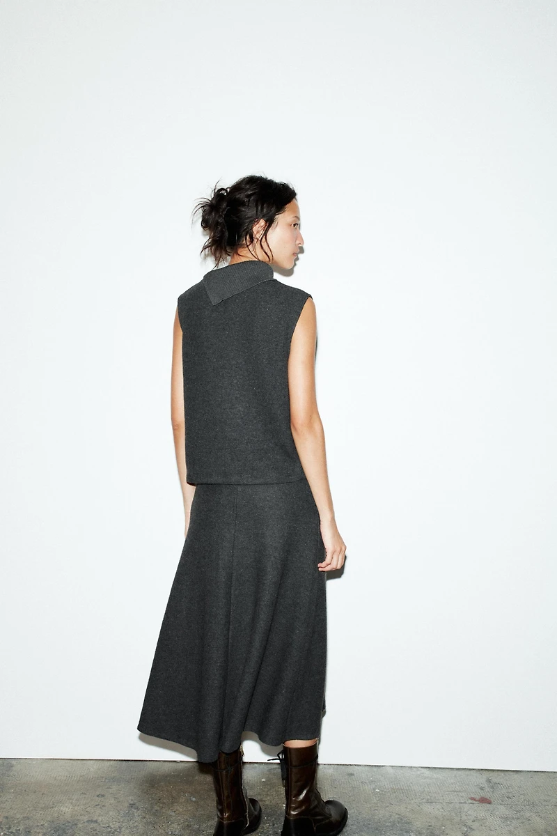 SOFT A-LINE SKIRT