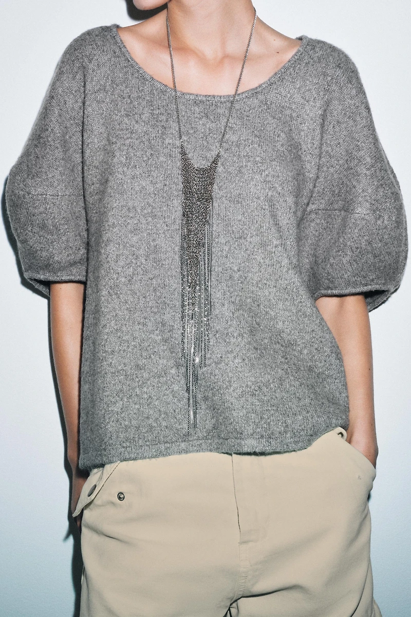 PULL EN MAILLE AMPLE