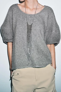PULL EN MAILLE AMPLE