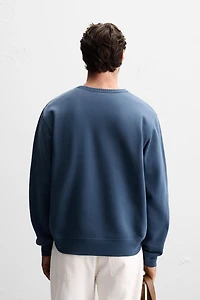 BASIC CREW NECK SWEATSHIRT