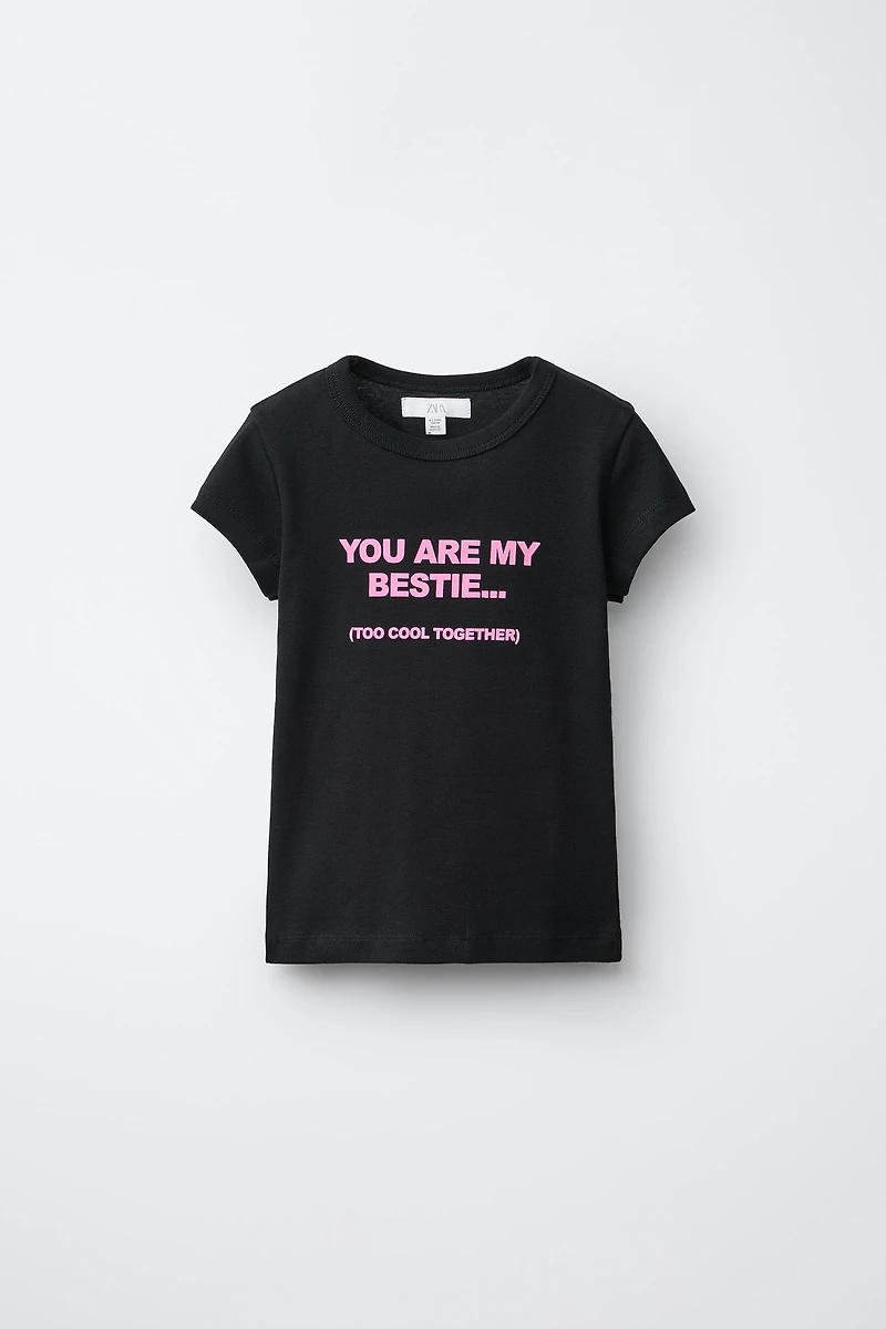 TEXT PRINT T-SHIRT