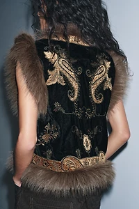 ZW COLLECTION EMBROIDERED VEST LIMITED EDITION