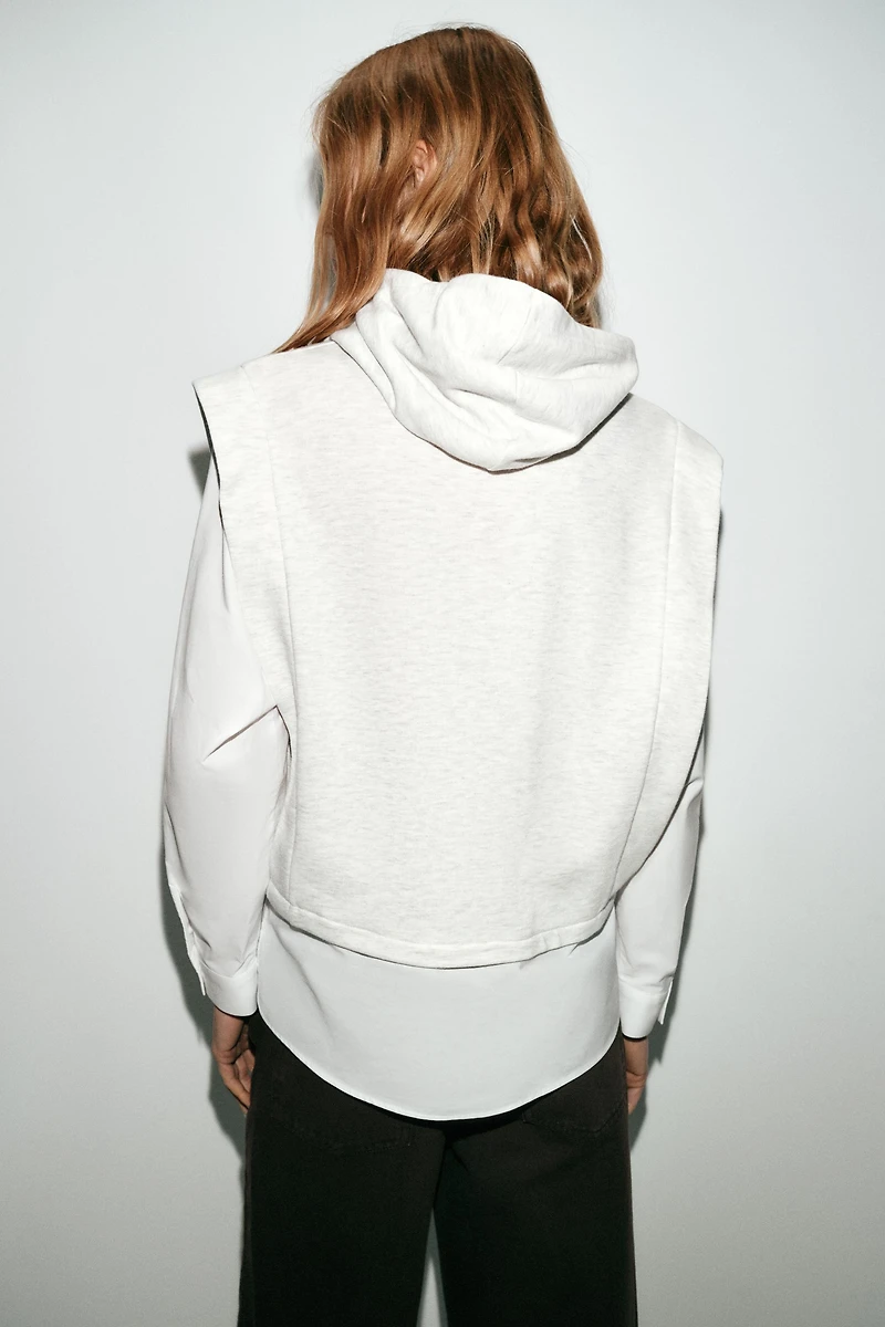 HOODED SWEATSHIRT SHIRT