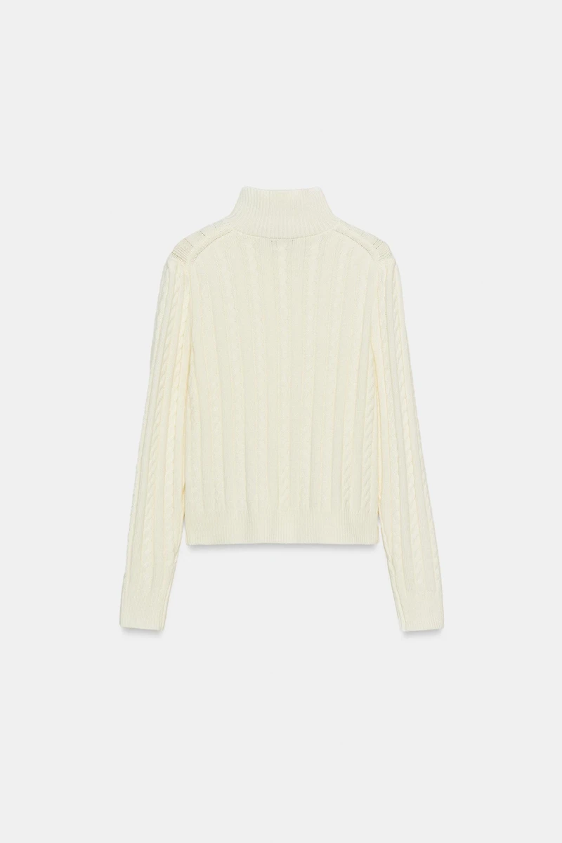 CABLE KNIT CARDIGAN