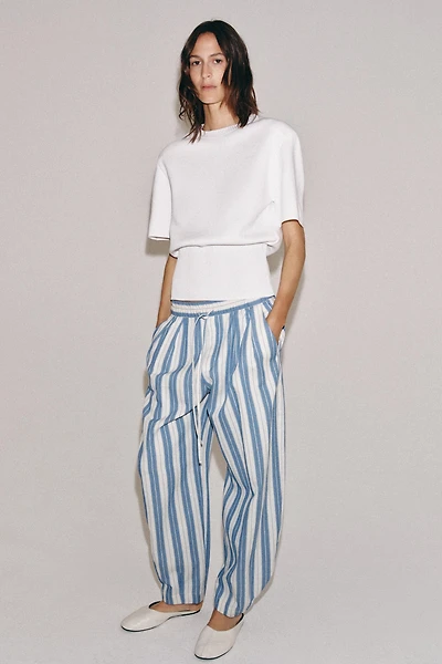 ZW COLLECTION STRIPED PAJAMA PANTS
