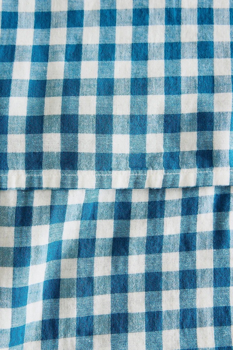 KIDS’ CHECKED CHIFFON FLAT SHEET