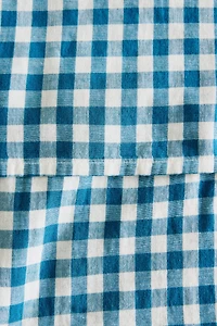 KIDS’ CHECKED CHIFFON FLAT SHEET
