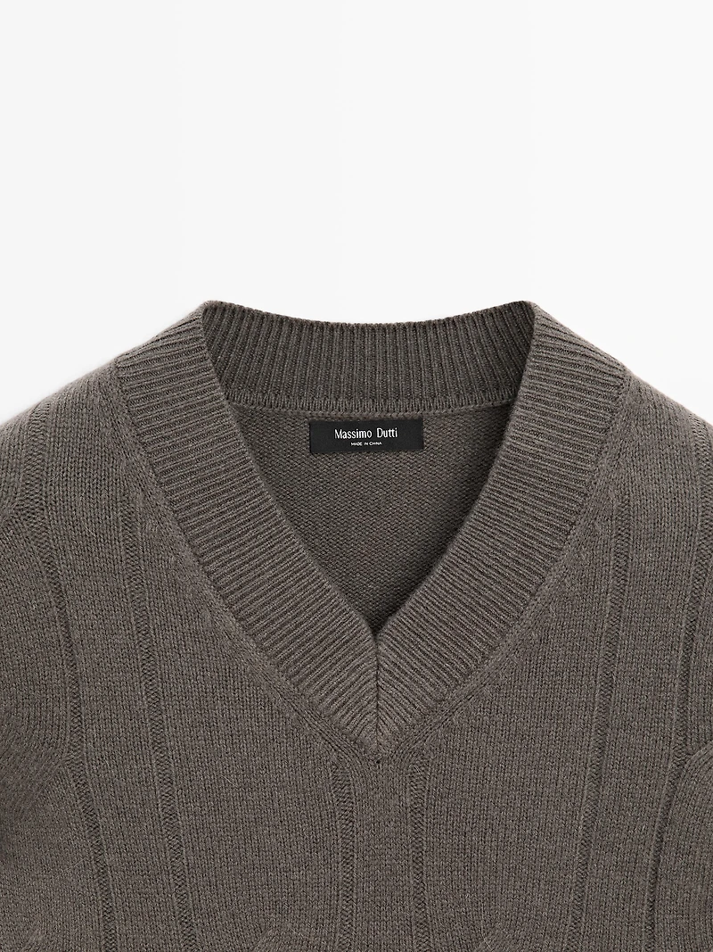 Knit wool blend sweater - LIMITED