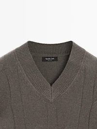 Knit wool blend sweater - LIMITED