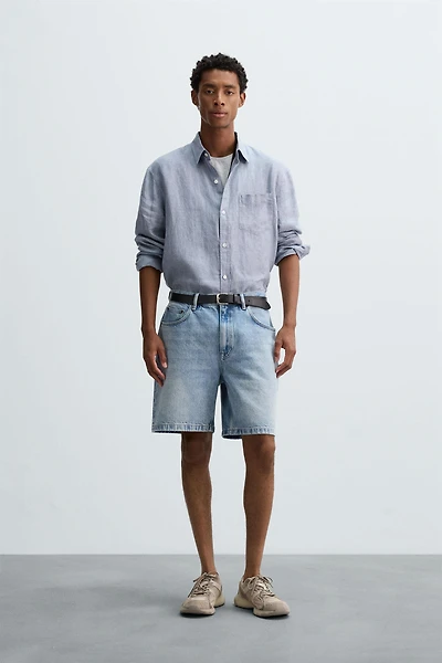 BERMUDA DENIM REGULAR FIT