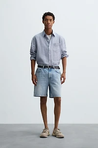 BERMUDA DENIM REGULAR FIT