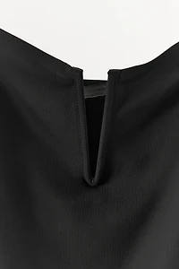 DRESS WITH METAL APPLIQUÉ POLYAMIDE