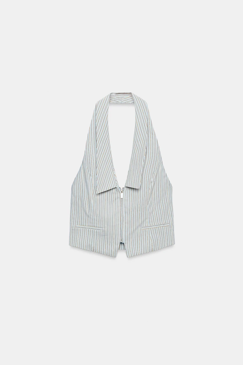 STRIPED VEST TOP