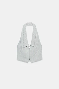 STRIPED VEST TOP