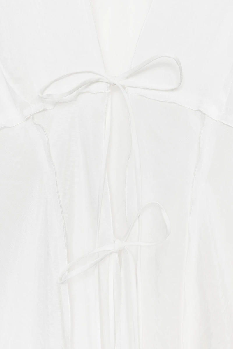 ZW COLLECTION TIE BLOUSE