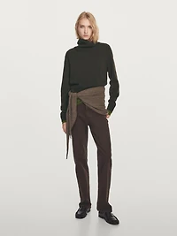 Pull court en maille 100 % cachemire