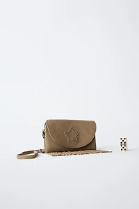 FRINGED LEATHER BAG