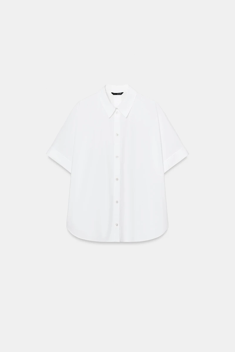 SHORT SLEEVE POPLIN SHIRT
