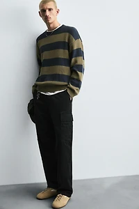 STRAIGHT FIT CARGO PANTS