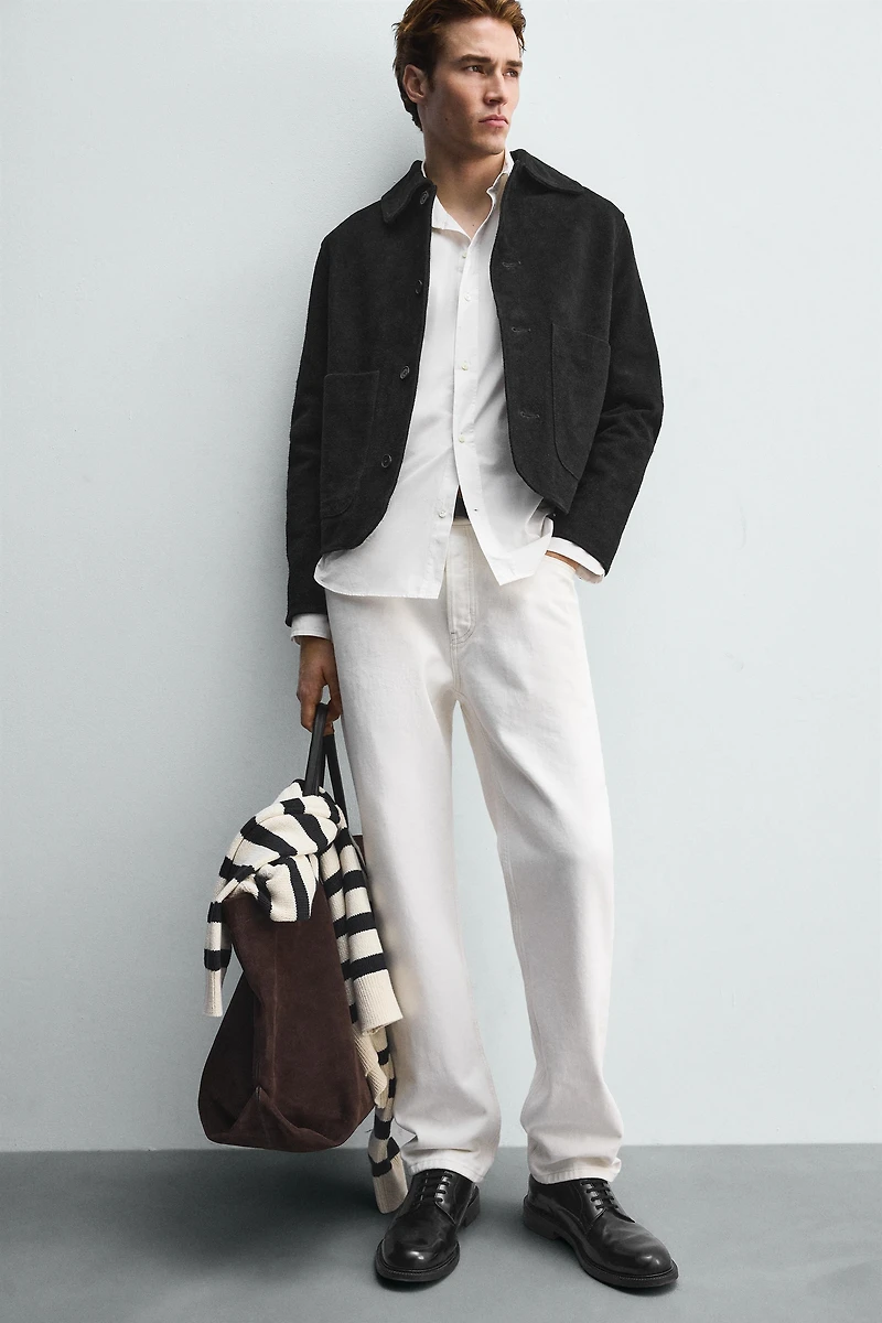 SUEDE LEATHER JACKET