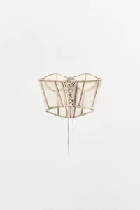 UNDERWIRE LACE-UP CORSET