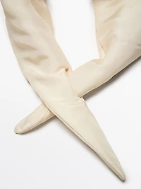 Quilted 100% silk bandana