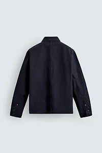 REGULAR FIT DENIM OVERSHIRT