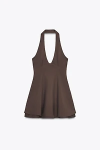 HALTER TWO-LAYER DRESS