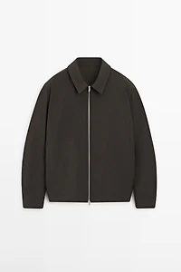 Blouson court total look
