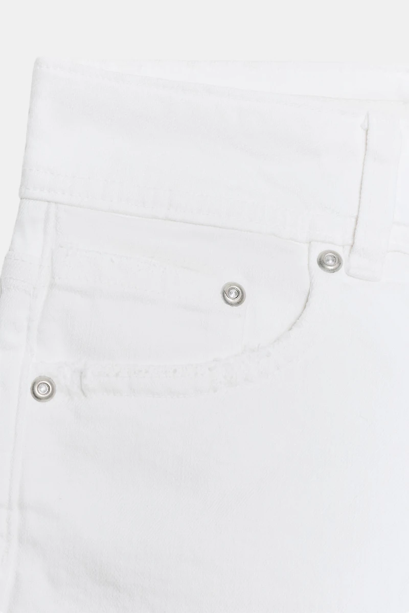 SHORT MINI EN DENIM TRF TAILLE BASSE