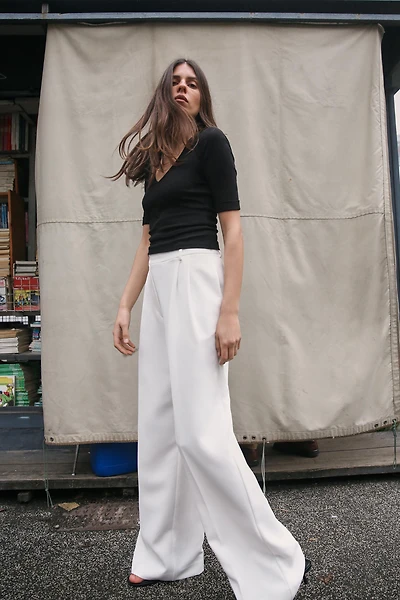 WASHED COTTON T-SHIRT