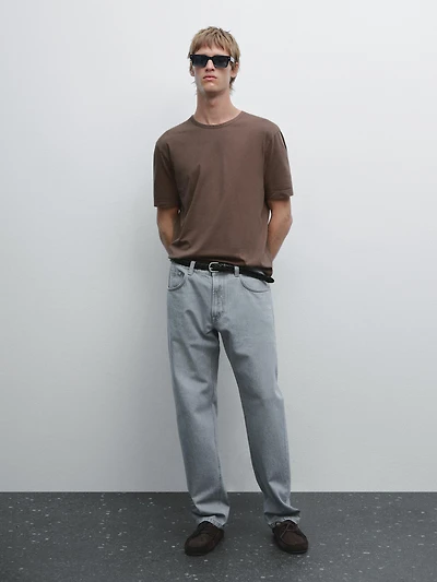 T-shirt manches courtes effet usé