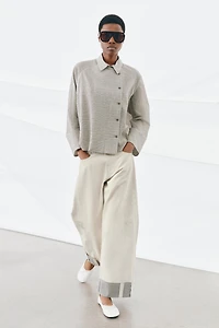 CHEMISE ASYMÉTRIQUE BOUTONS ZW COLLECTION