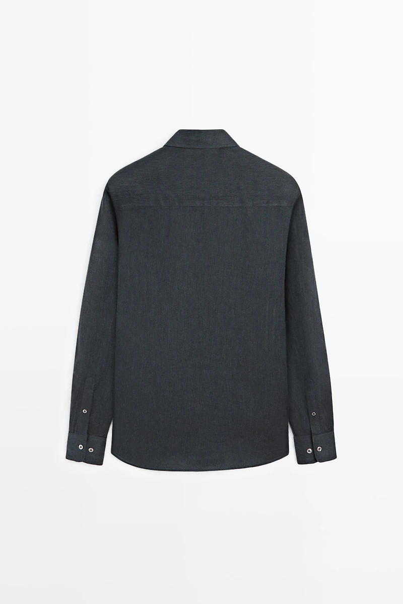 Chemise regular fit 100 % lin