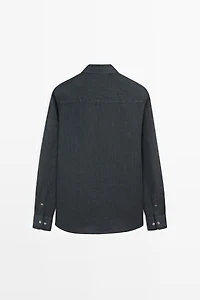 Chemise regular fit 100 % lin