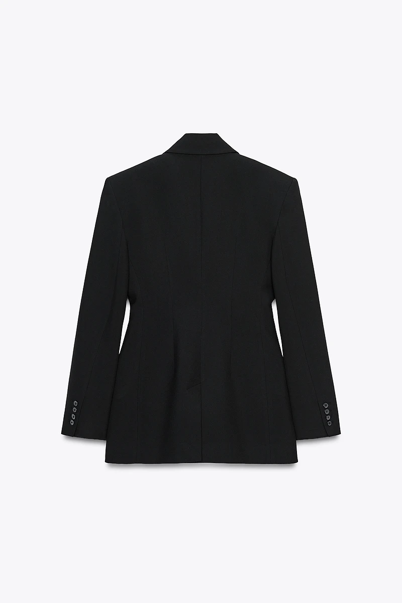 ZW COLLECTION FITTED BUTTON BLAZER