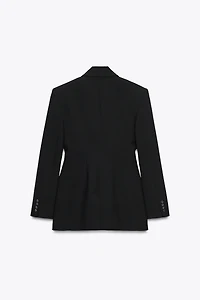 ZW COLLECTION FITTED BUTTON BLAZER