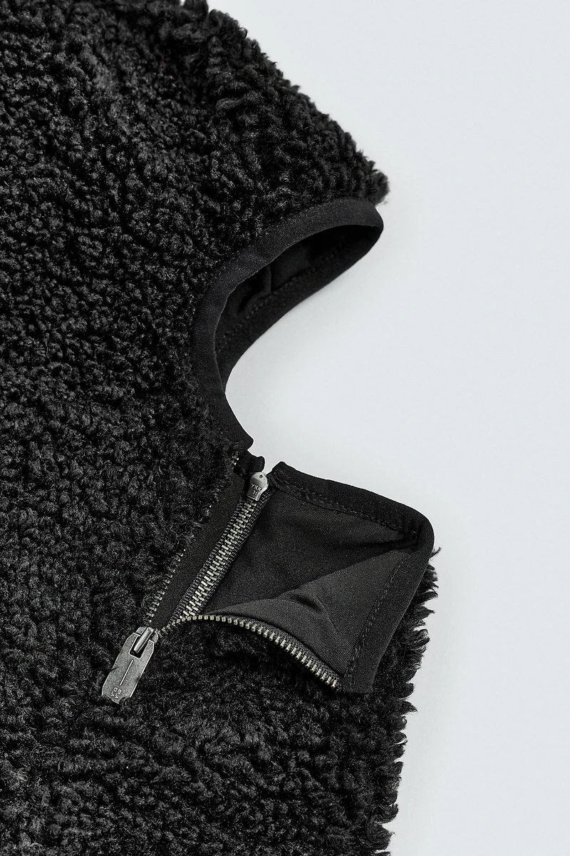 FAUX SHEARLING BALACLAVA X SR_A