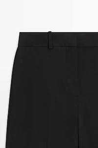 Flowing straight-leg pants