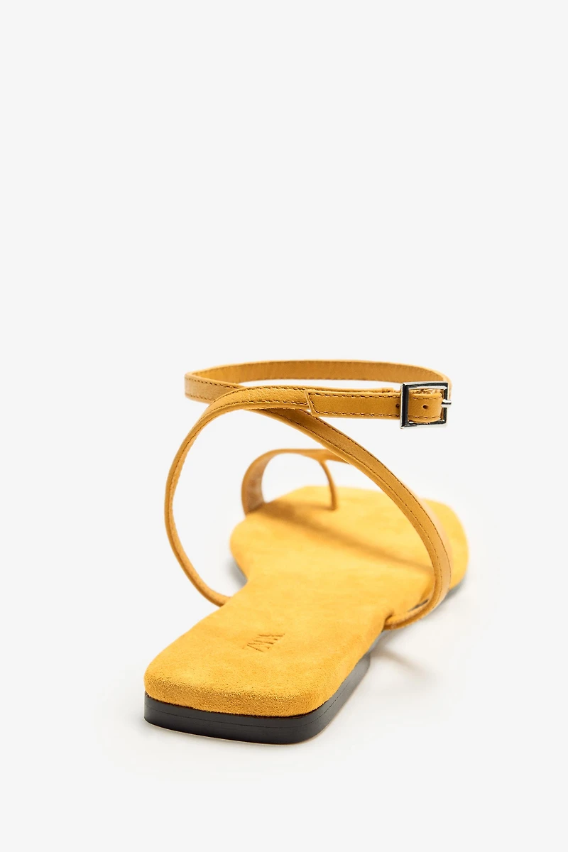 LIMITED EDITION FLAT SUEDE SANDALS