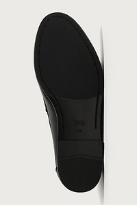 LEATHER PENNY LOAFERS